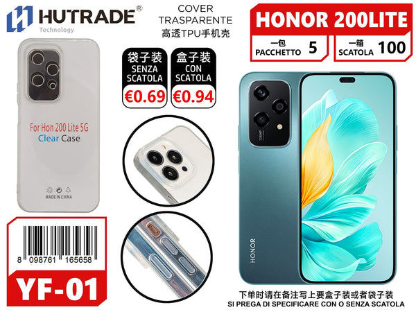 COVER TRASPARENTE HONOR 200 LITE – YF01 011879