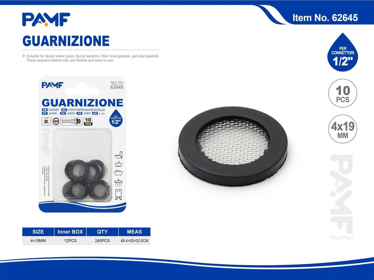 Guarnizioni idrauliche 4×19MM – art. 62645