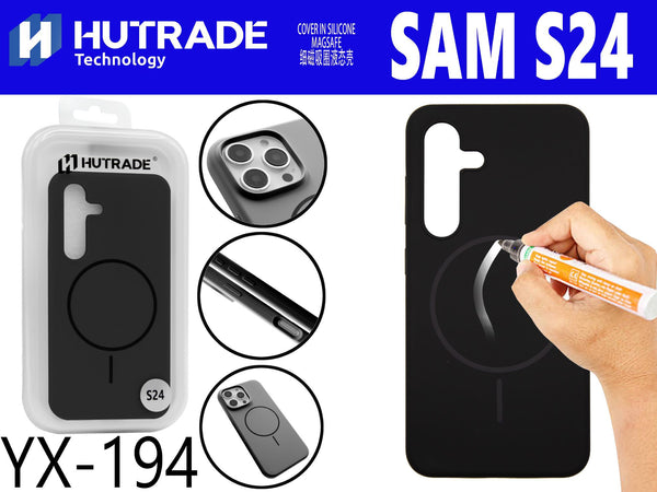 YX-194 COVER COLORATA MAGSAFE SAM S24 NERO