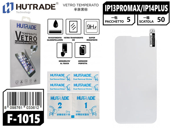 IP13 PRO MAX/IP14PLUS PELLICOLA DI VETRO