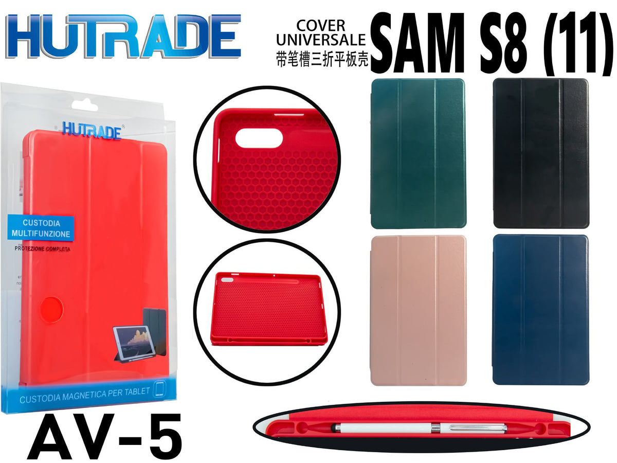 CUSTODIA PER TABLET S8 (11) CON PORTA PENNA TOUCH