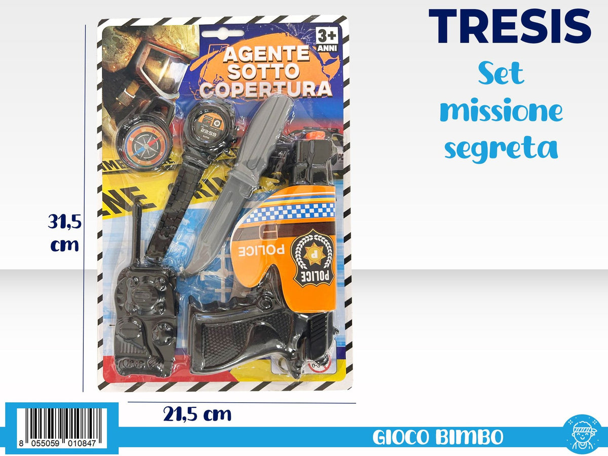 Agente Sotto Copertura, set accessori giocattolo A2061