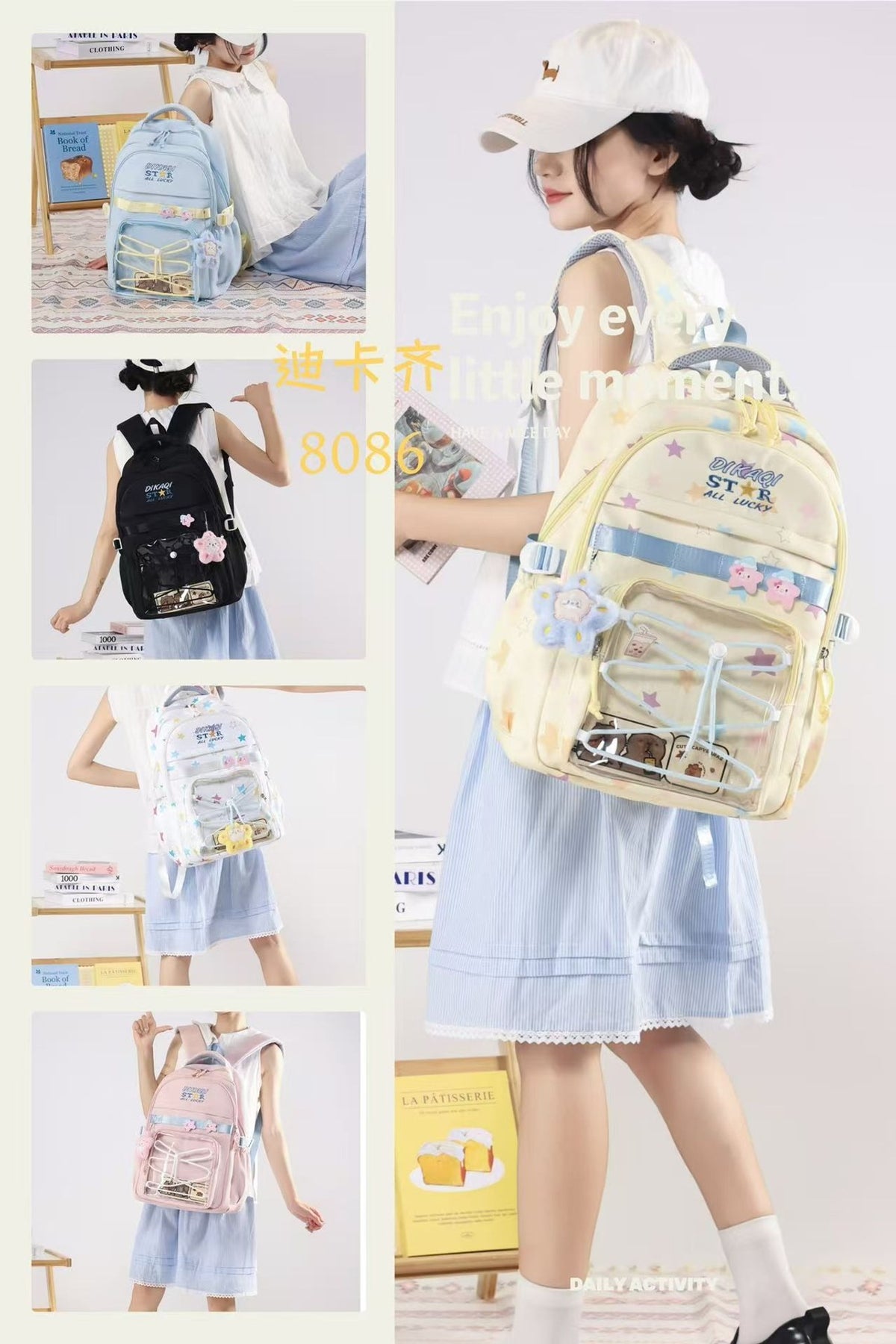 Zaino con tasche frontali · art. EC22113