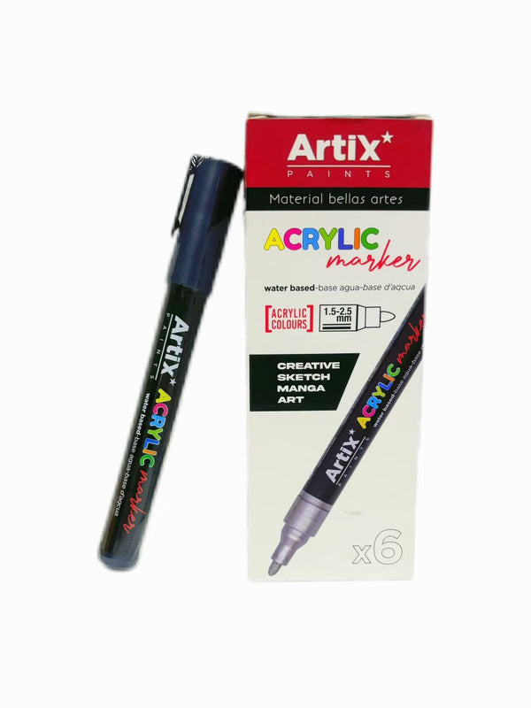 Artix, pennarello acrilico a base d’acqua, punta 1,5–2,5 mm