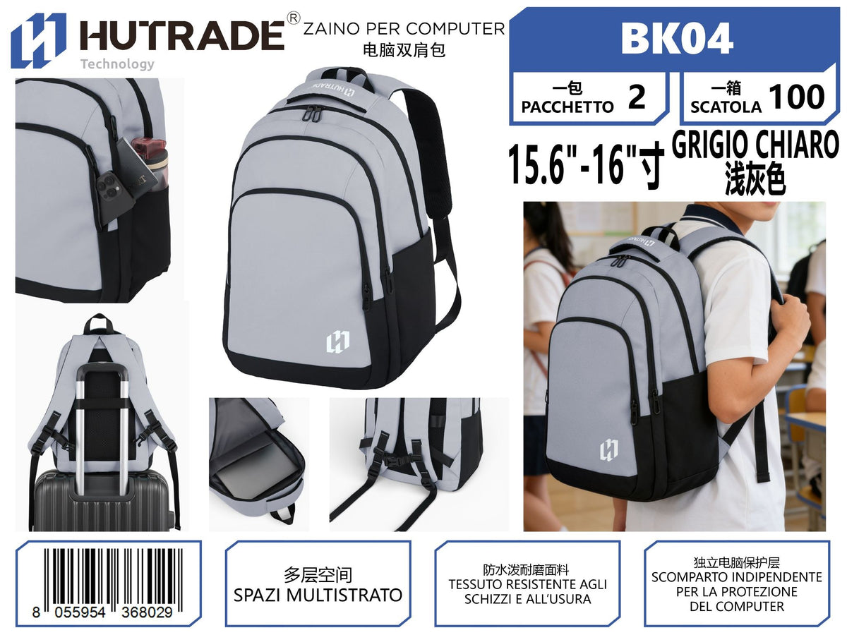 BK04 ZAINO PER COMPUTER MULTIFUNZIONE