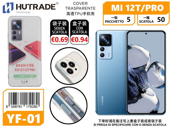 COVER TRASPARENTE MI 12T/PRO – YF01 011760