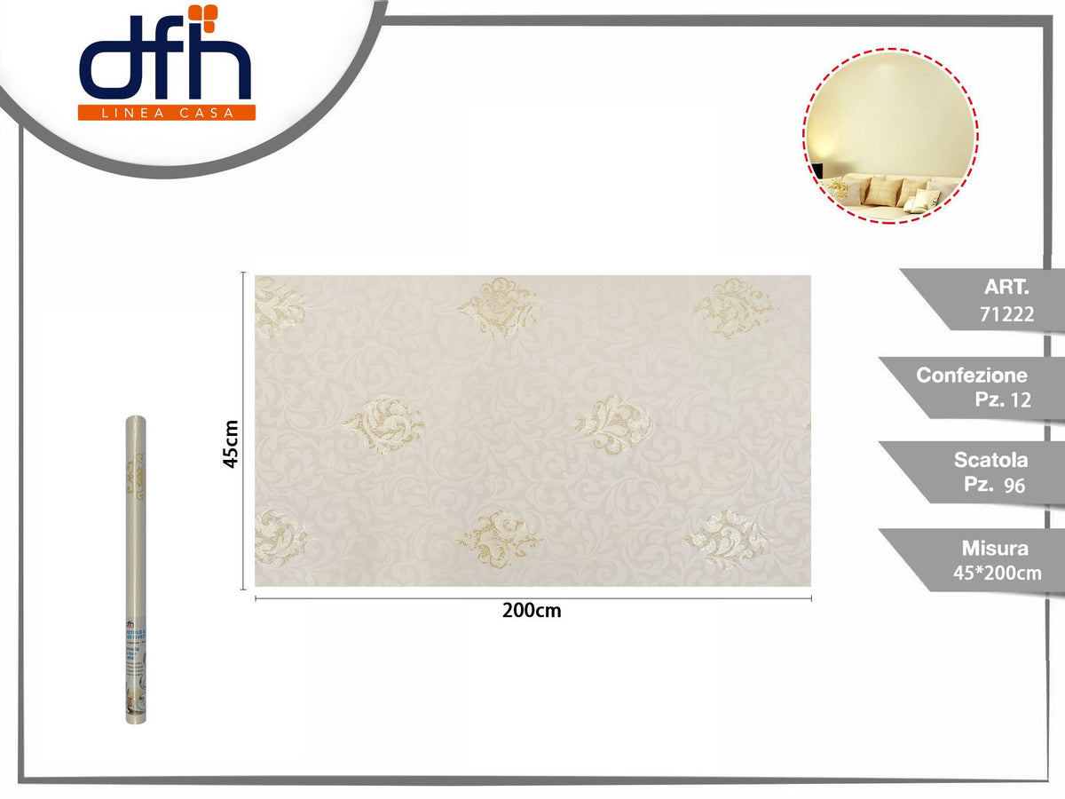 Rotolo per parete 45 × 2m