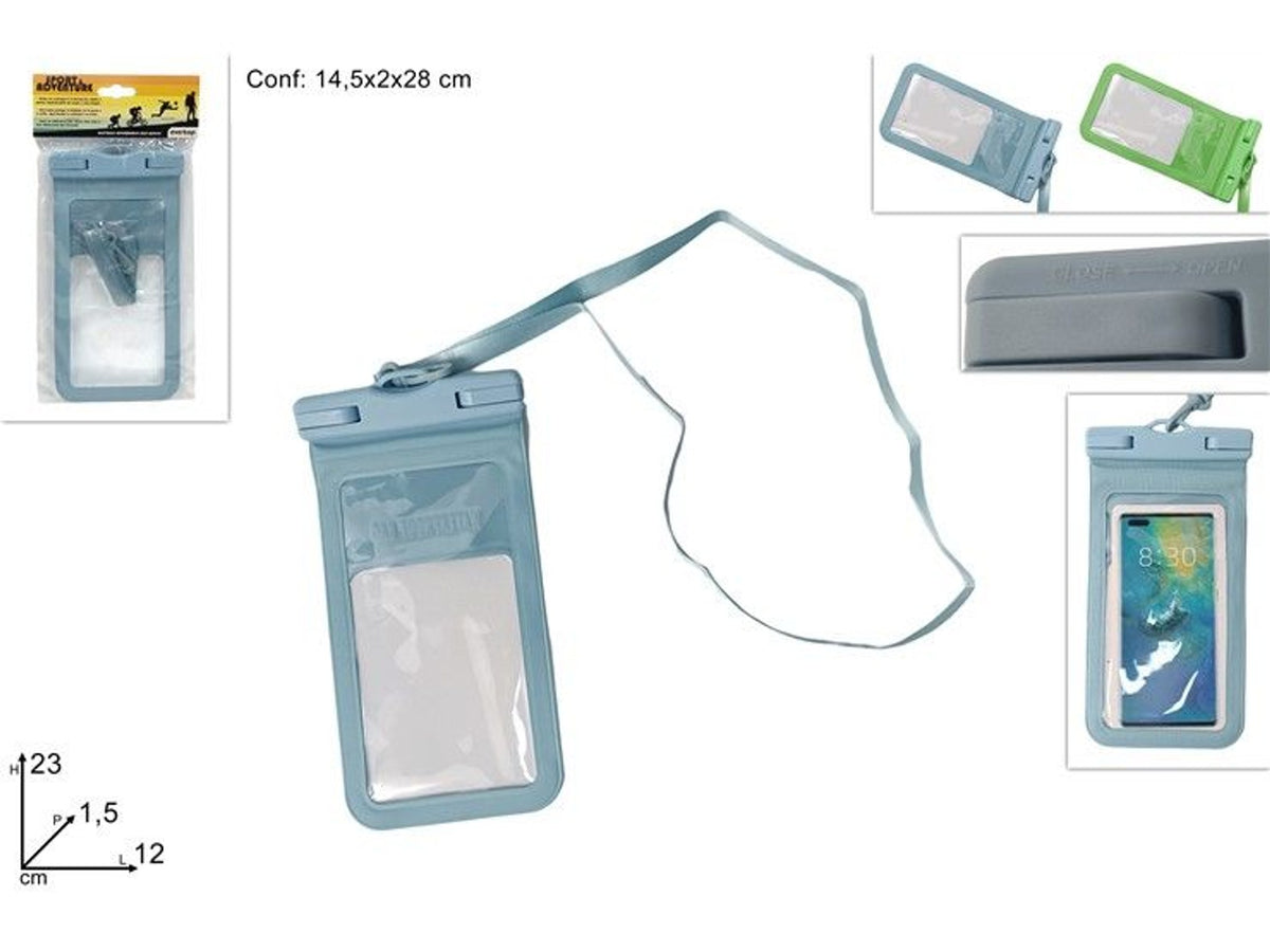 Custodia universale per smartphone con laccio — finestra trasparente