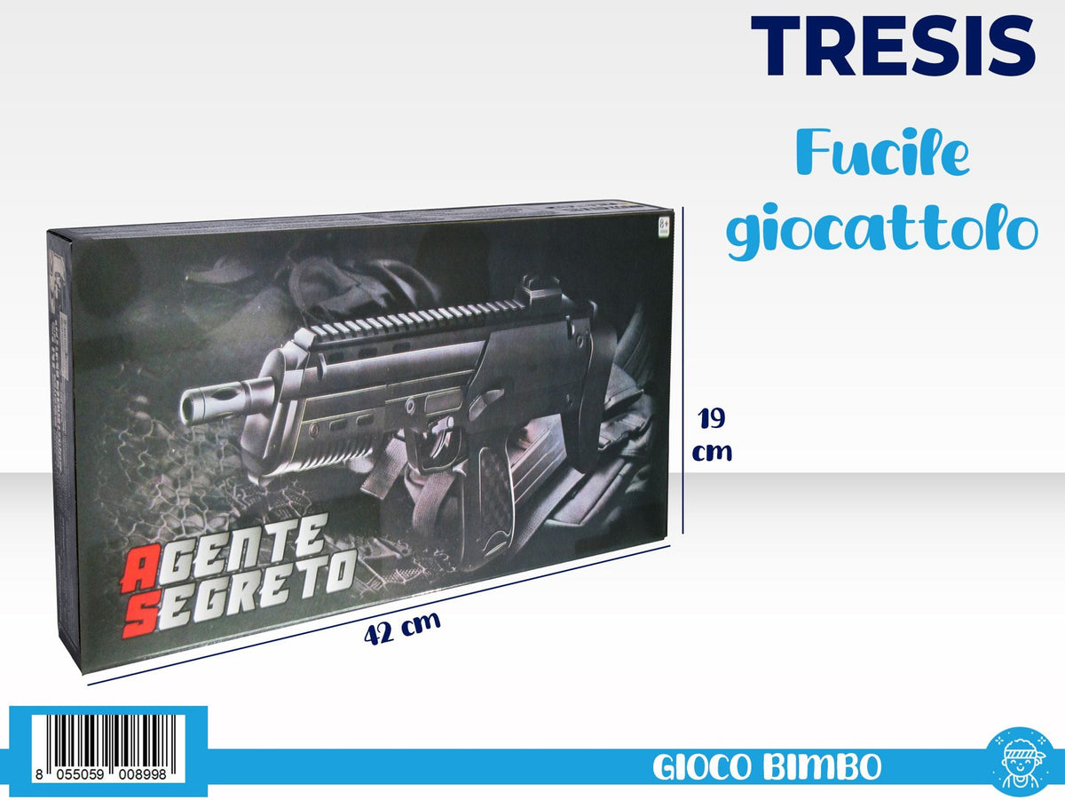 Fucile giocattolo Agente Segreto 433025PA