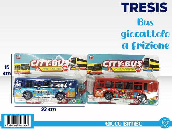 Bus giocattolo a frizione JN000959P