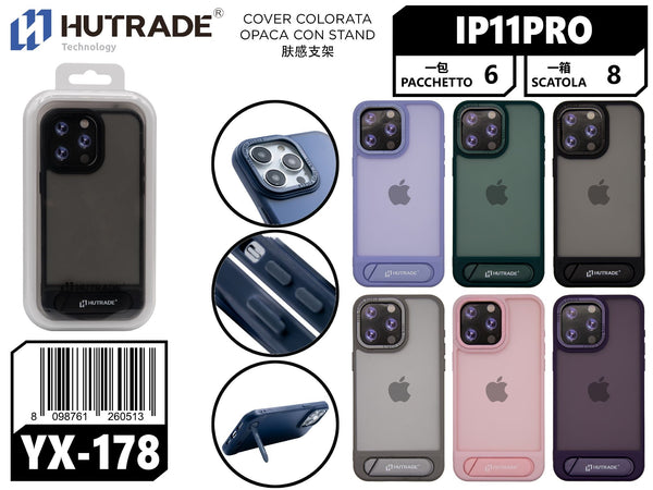 COVER COLORATA OPACA CON STAND IP11 PRO – YX178 166001
