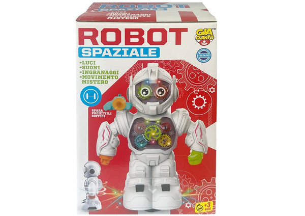Robot giocattolo camminante e girevole GV8385