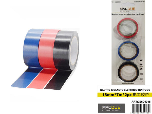 Nastro Isolante Elettrico Ignifugo 18mm x 7m