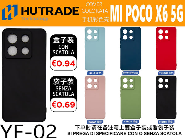 COVER COLORATA TPU MI POCO X6 5G – YF02 006854