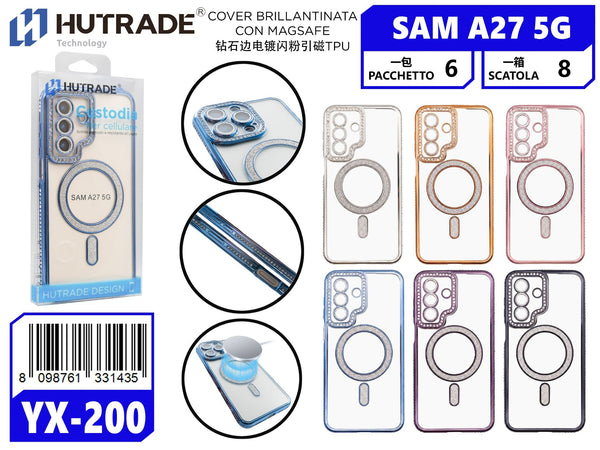 YX-200 COVER BRILLANTINATA CON MAGSAFE SAM A27