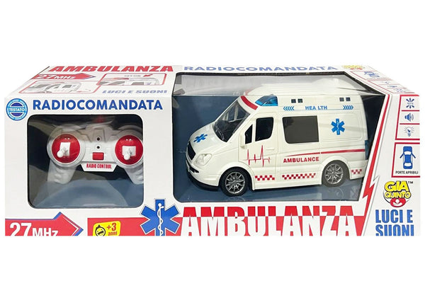 Ambulanza giocattolo con luci e suoni GV9821