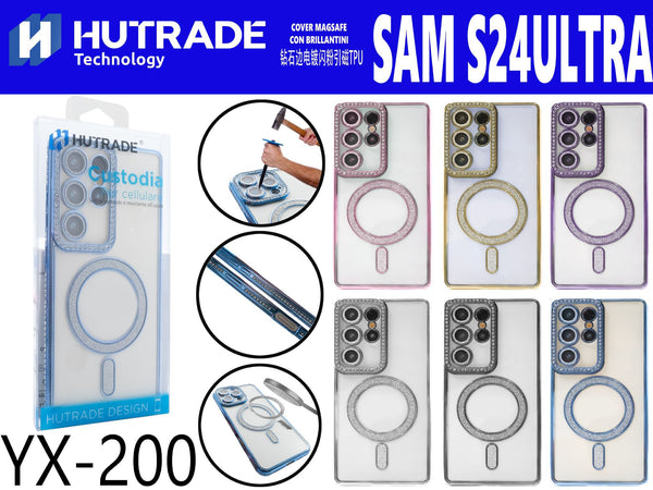 YX-200 COVER BRILLANTINATA CON MAGSAFE SAM S24ULTRA