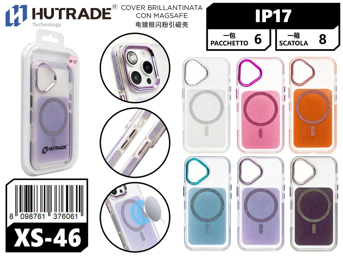 XS-46 COVER BRILLANTINATA CON MAGSAFE IP17