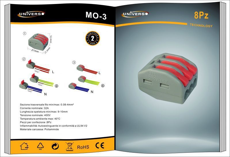 Morsetti e connettori elettrici – MO-3