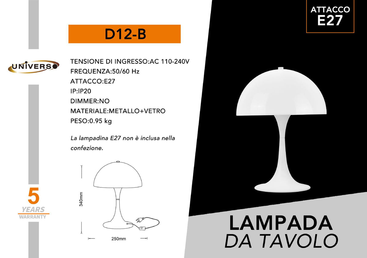 Lampada da tavolo – D12-B