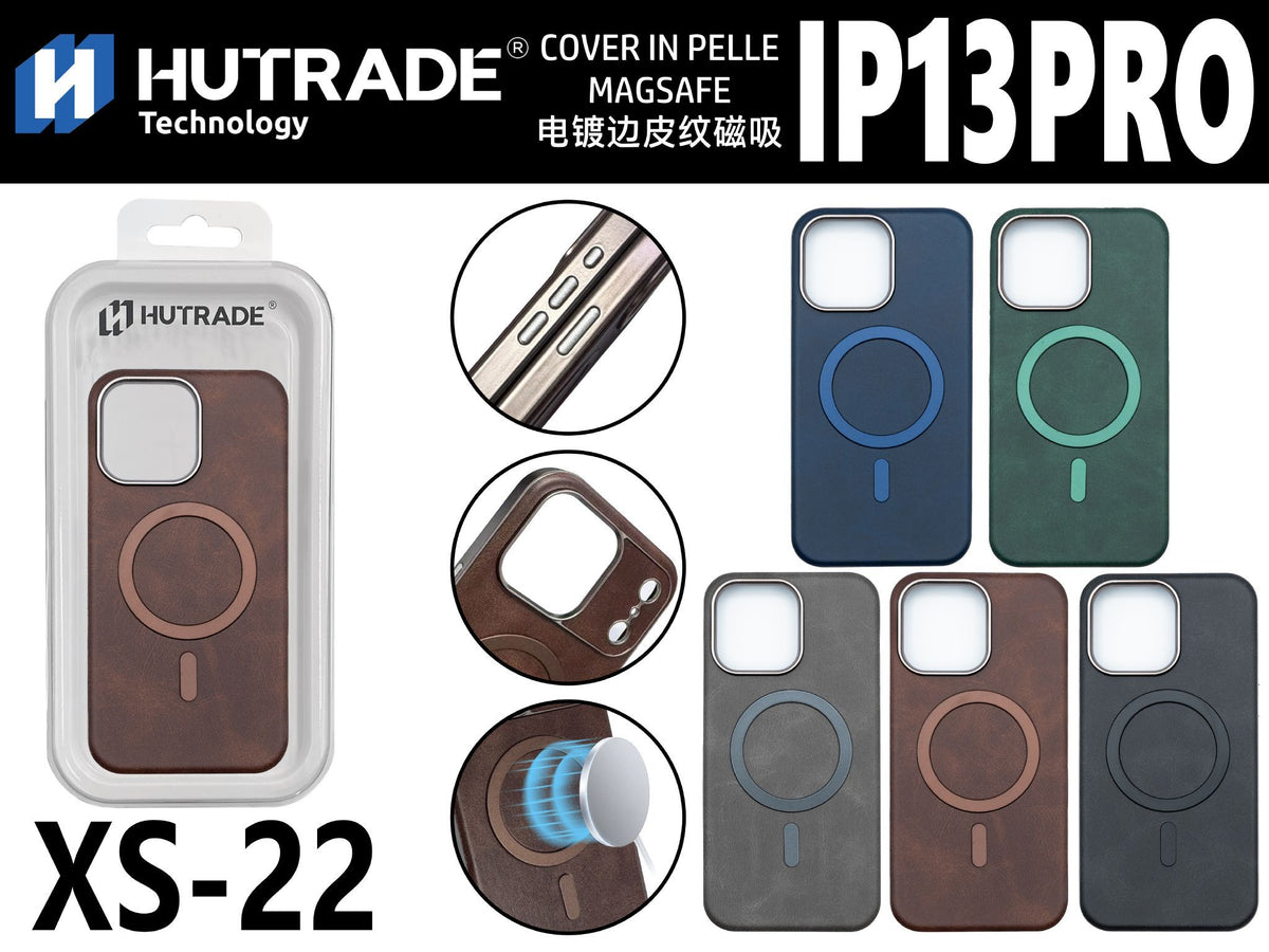 XS-22 COVER IN PELLE MAGSAFE IP13PRO