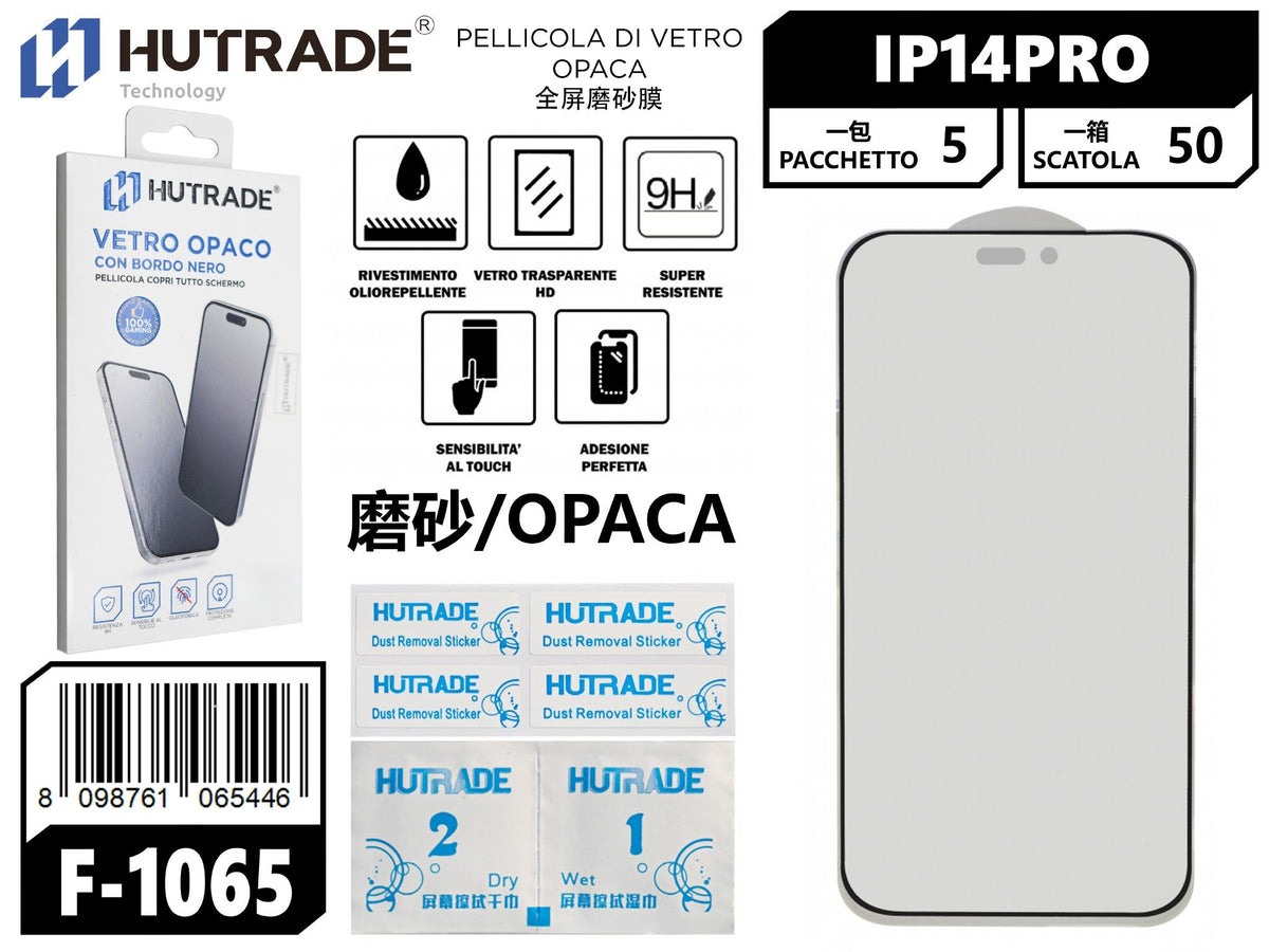 PELLICOLA DI VETRO OPACA IP14 PRO – F1065 547306