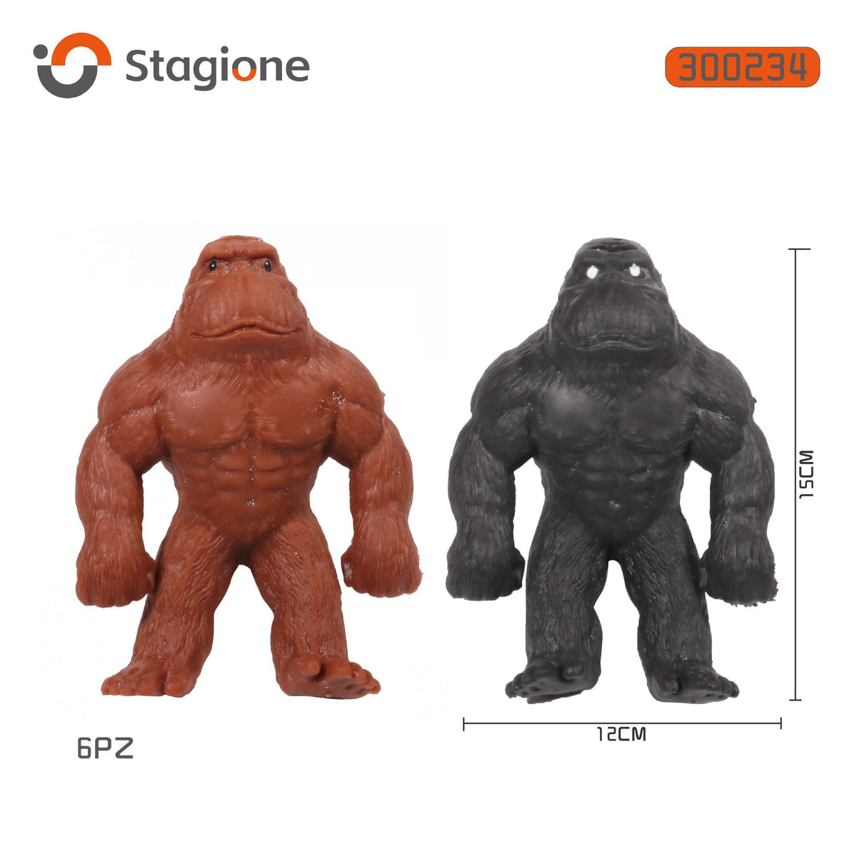 Gioco antistress con motivo gorilla · Art. 300234