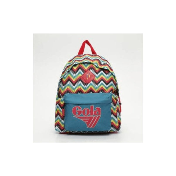 Gola, zaino con fantasia a zig zag