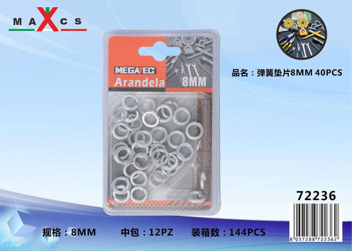 Dadi e rondelle 8MM – art. 72236