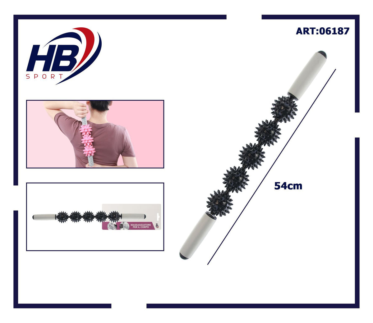 BASTONE MASSAGGI 54 cm