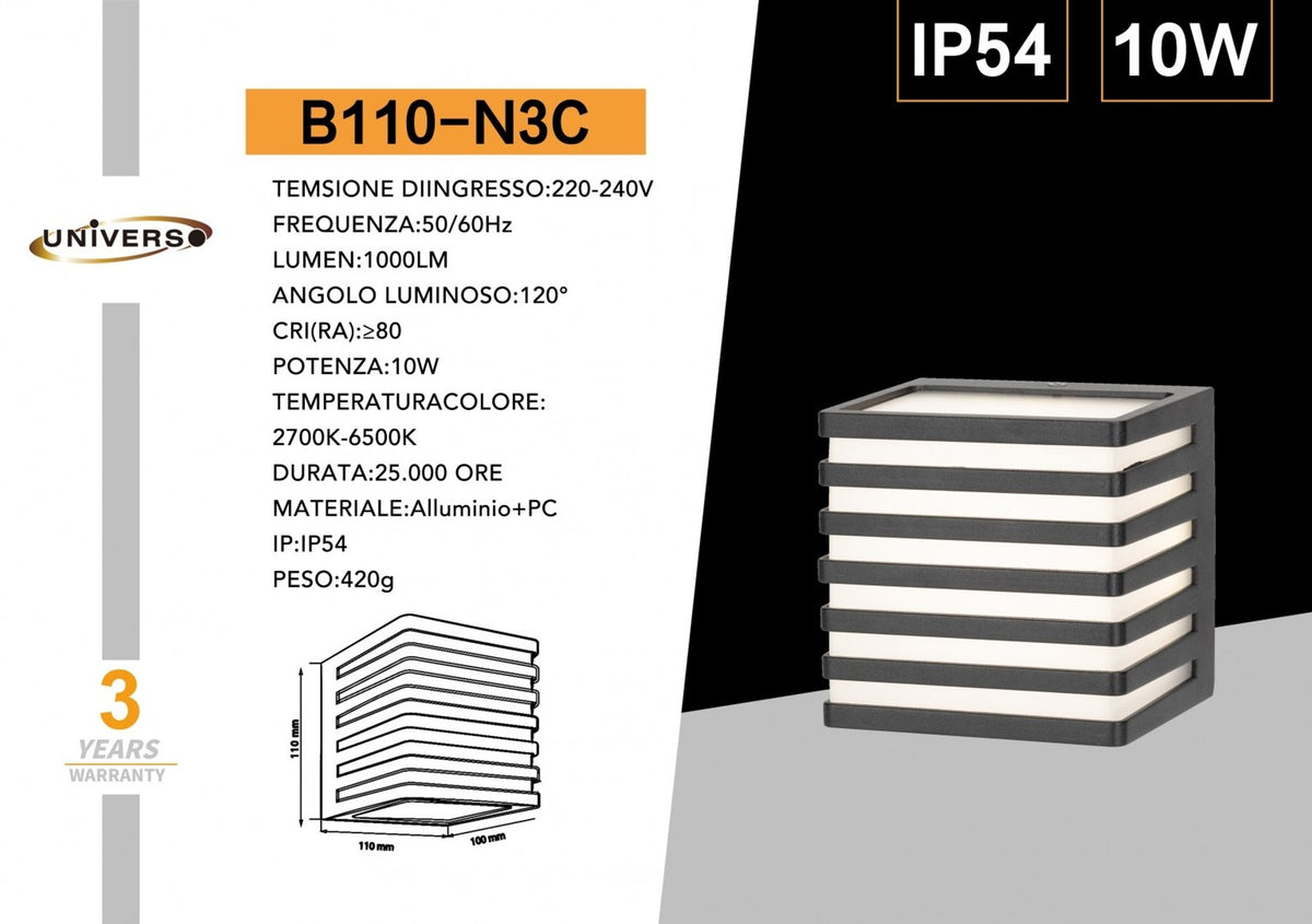 Applique da esterno – B110-N3C