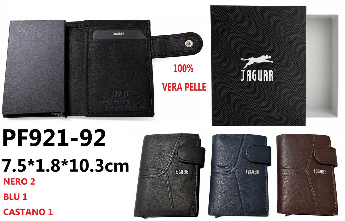 Portafoglio in pelle Jaguar PF921-92