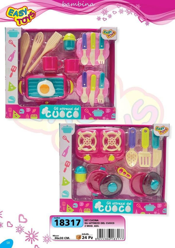 Gli Attrezzi del Cuoco, set cucina giocattolo EA18317
