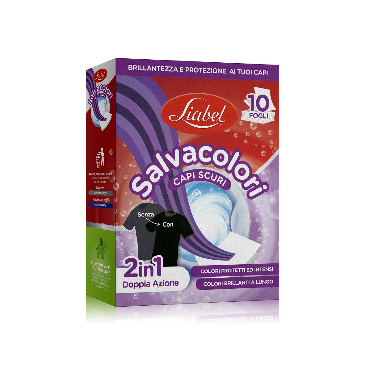 Fogli catturacolore LIABEL - salvacolori speciale scuri 10