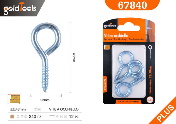 Ganci a vite e occhioli – art. 67840