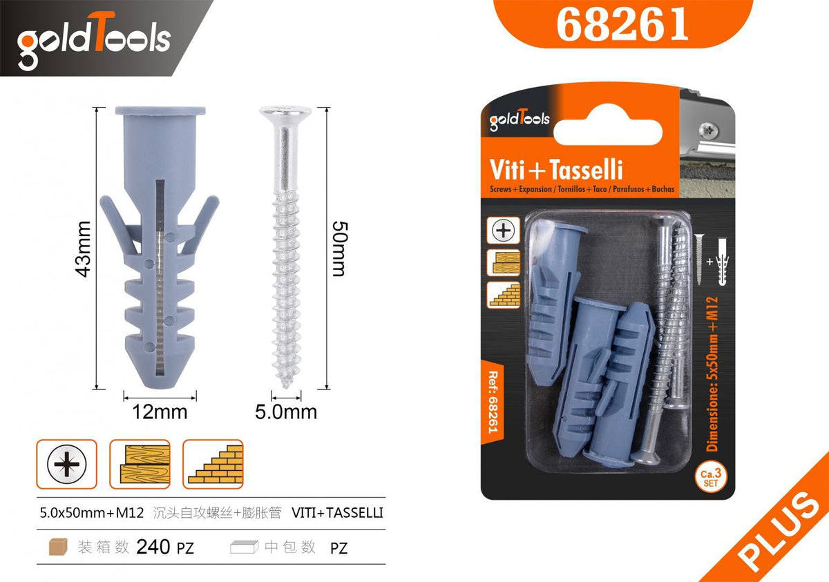 Viti con tasselli – art. 68261