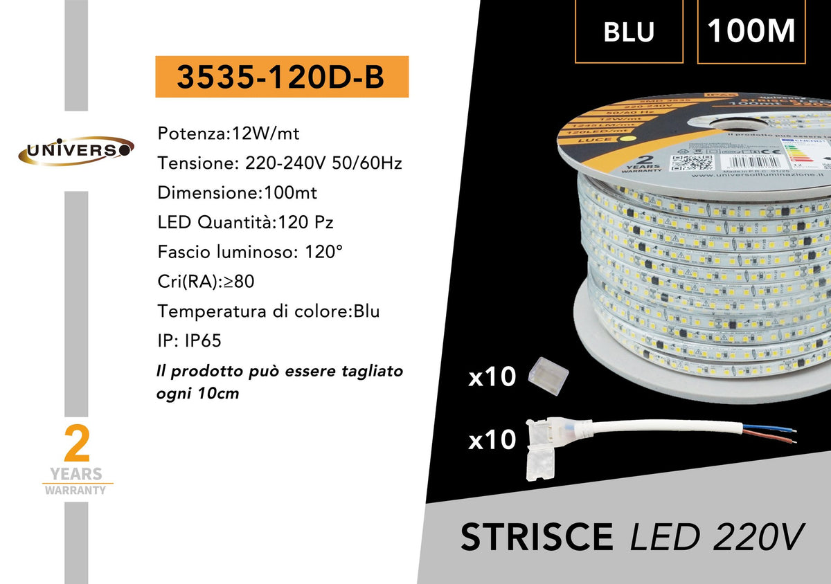 Connettore per strisce LED – 3535-120D-B