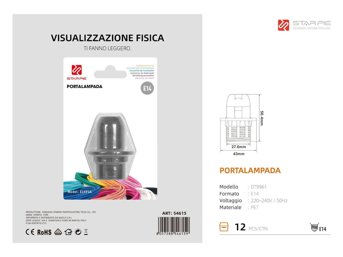 Portalampada E14 DT9961