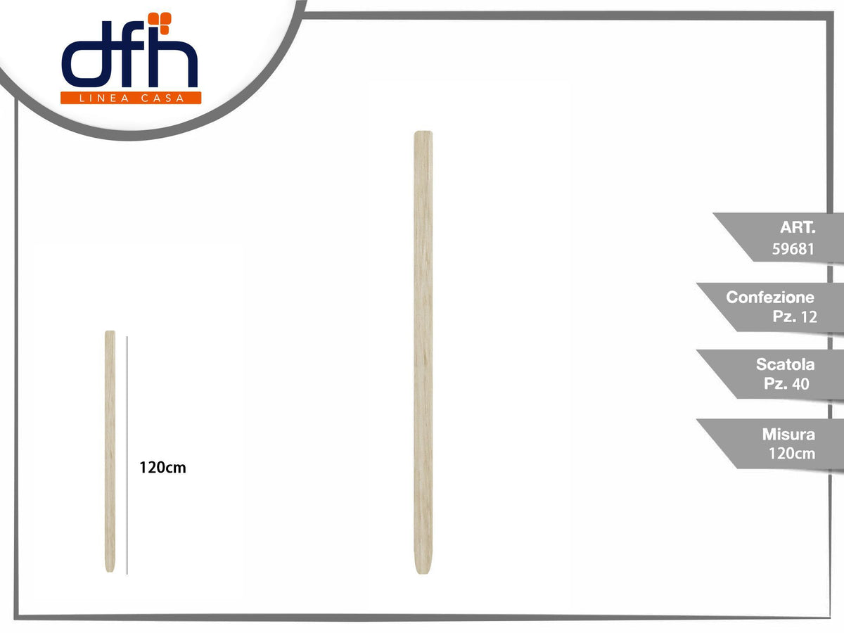 BASTONE IN LEGNO 1.15m