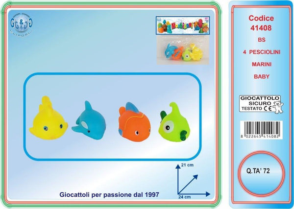 Set 4 pesciolini marini Baby LIP41408