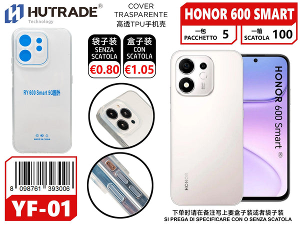 COVER TRASPARENTE HONOR 600 SMART – YF01 012052