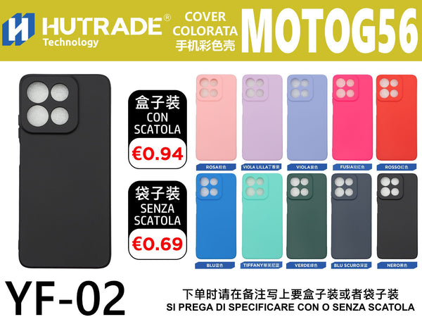 COVER COLORATA TPU MOTO G56 5G – YF02 006978