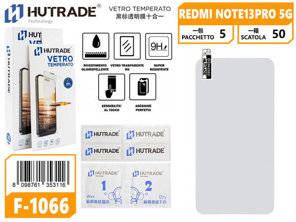 F-1066 PELLICOLA DI VETRO 10 IN 1 REDMI NOTE13PRO 5G