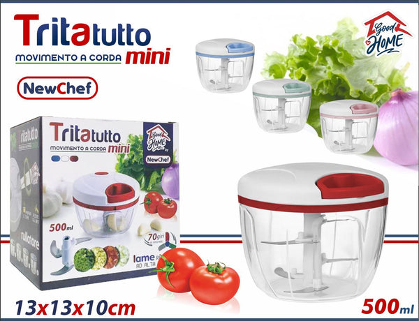 Tritatutto manuale a corda da 500 ml