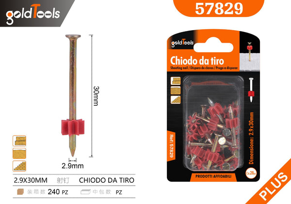 Chiodi e rivetti 2.9×30mm – art. 57829