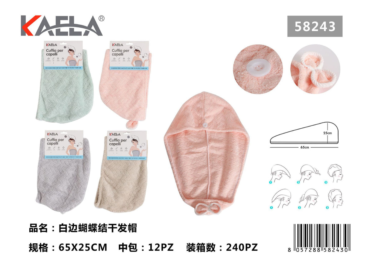 Cuffie asciugacapelli – art. 58243