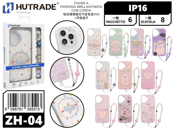 ZH-04 COVER A FANTASIA BRILLANTINATA CON CORDA IP16