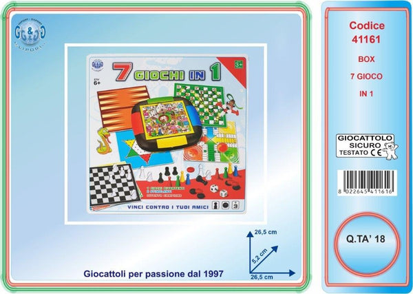 Set 7 giochi da tavolo in 1 LIP41161