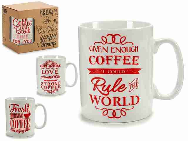 Caraffa mug coffee rosso gr 4 mod assort