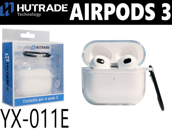 CUSTODIA PER AIRPODS 3 TRASPARENTE – YX011E 000001